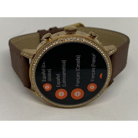 Fossil Gen 4 Authentic Digital Dial Smart Watch Custom Band FTW6015 ZA736 - Picture 7 of 12